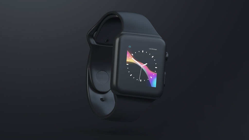 free-apple-watch-black-mockup