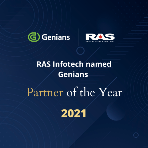 RAS Infotech named Genians Best Global Partner of the Year 2021