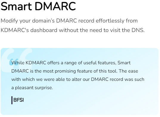 KDMARC SMART DMARC