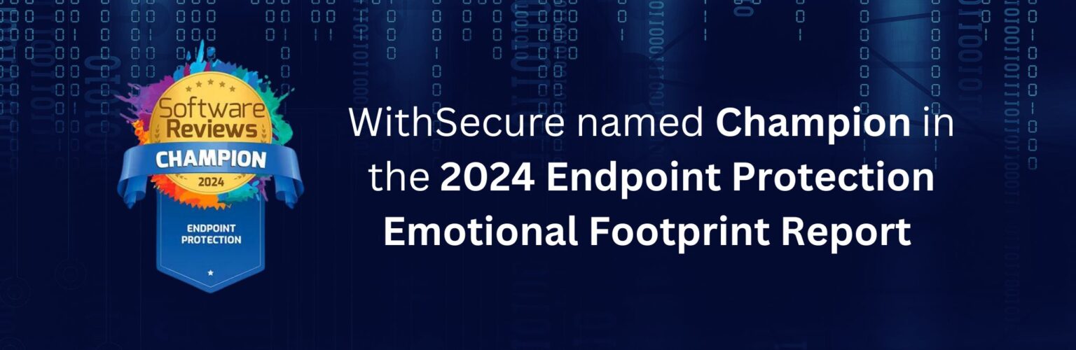 WithSecure named Champion in the 2024 Endpoint Protection Emotional Footprint Report